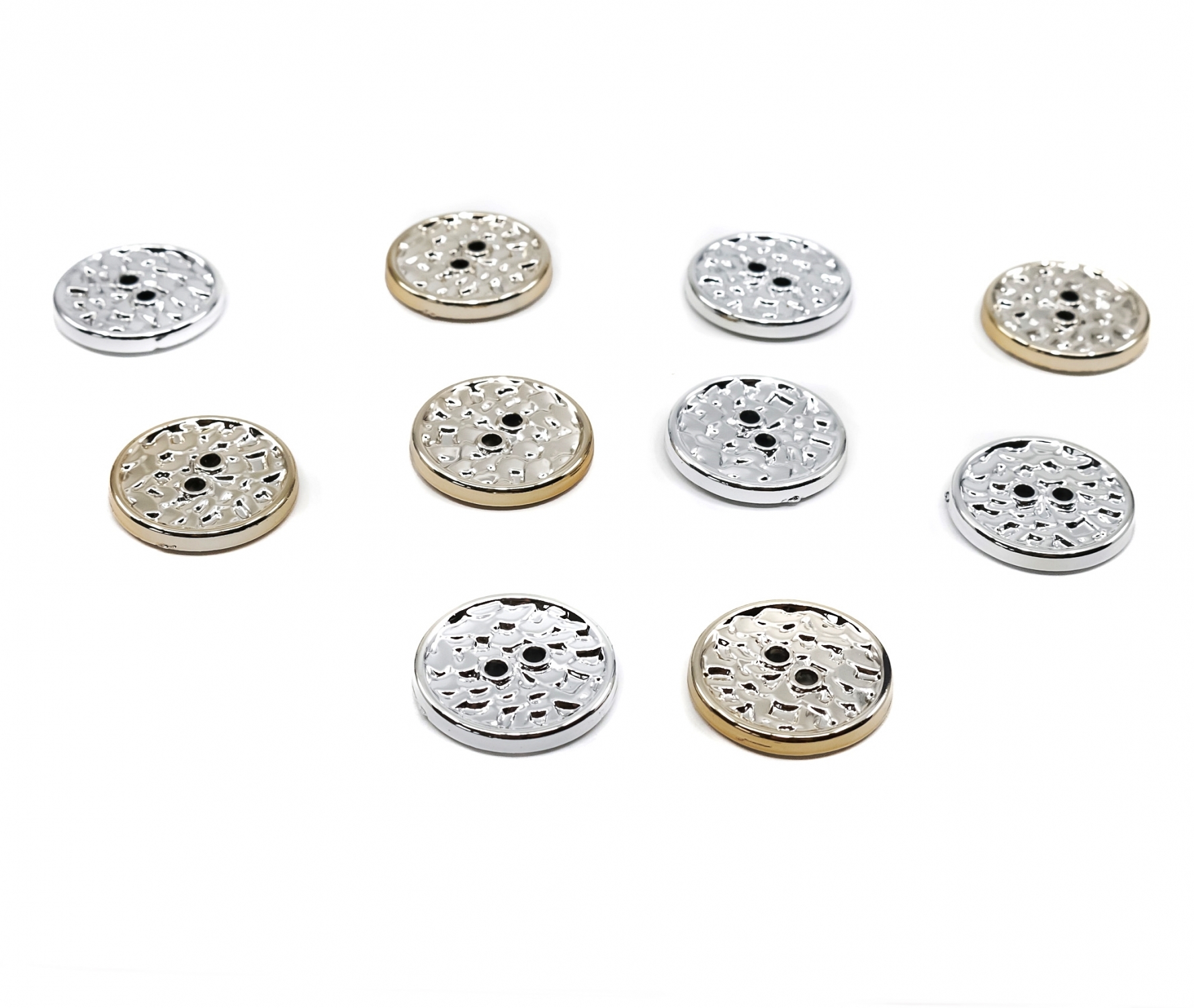 Nasturi Plastic cu Doua Gauri, marime 18 mm (100 bucati/punga) Cod: KM697/28