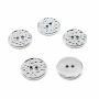 Nasturi Plastic cu Doua Gauri, marime 15 mm (100 bucati/punga) Cod: KM697/24 - 4