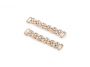 Aplicatie Metalica cu Strasuri, 10x50 mm (10 bucati) Cod: 370456 - 3