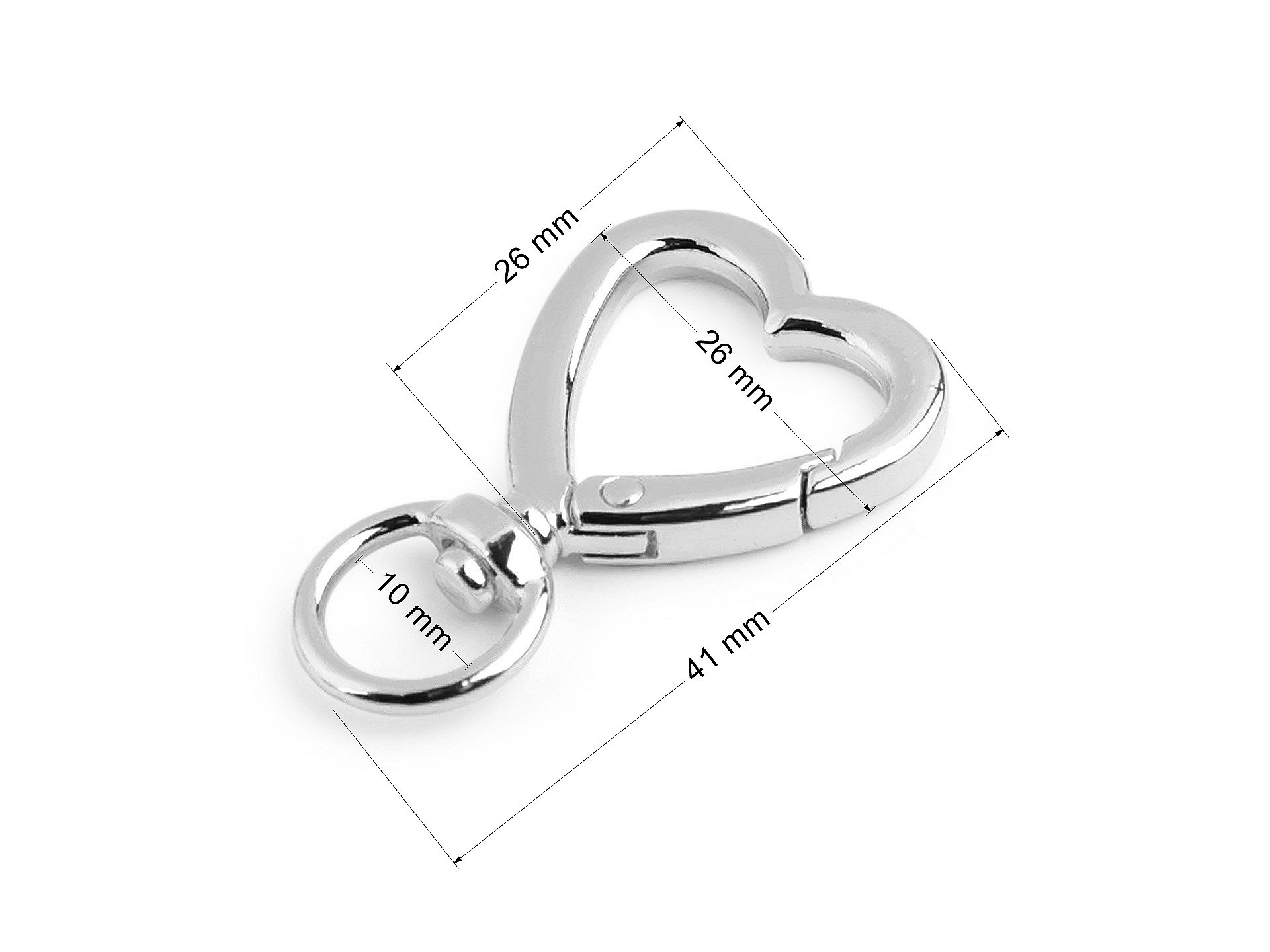 Carabine Rotative din Metal, Gaura 10 mm (10 bucati/pachet)  - 5