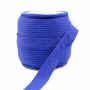 Banda Decorativa Bumbac, Herringbone, Albastru Roial, latime 20 mm (50 metri/rola) - 1