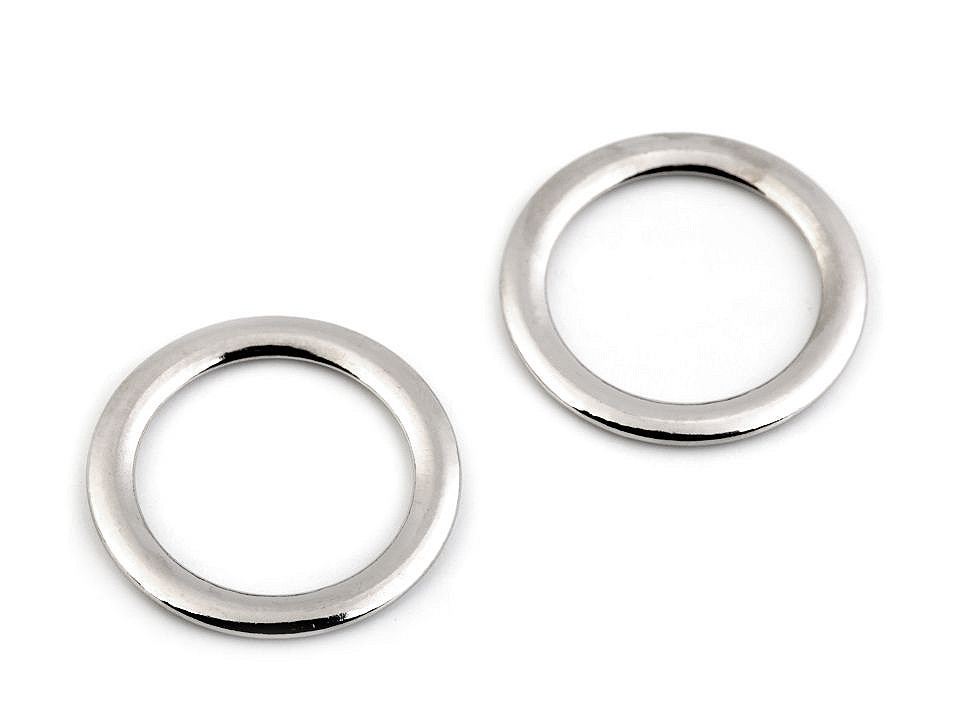 Inele Metalice Plate, diametru 28 mm (10 buc/pachet) Cod: 750956 - 3