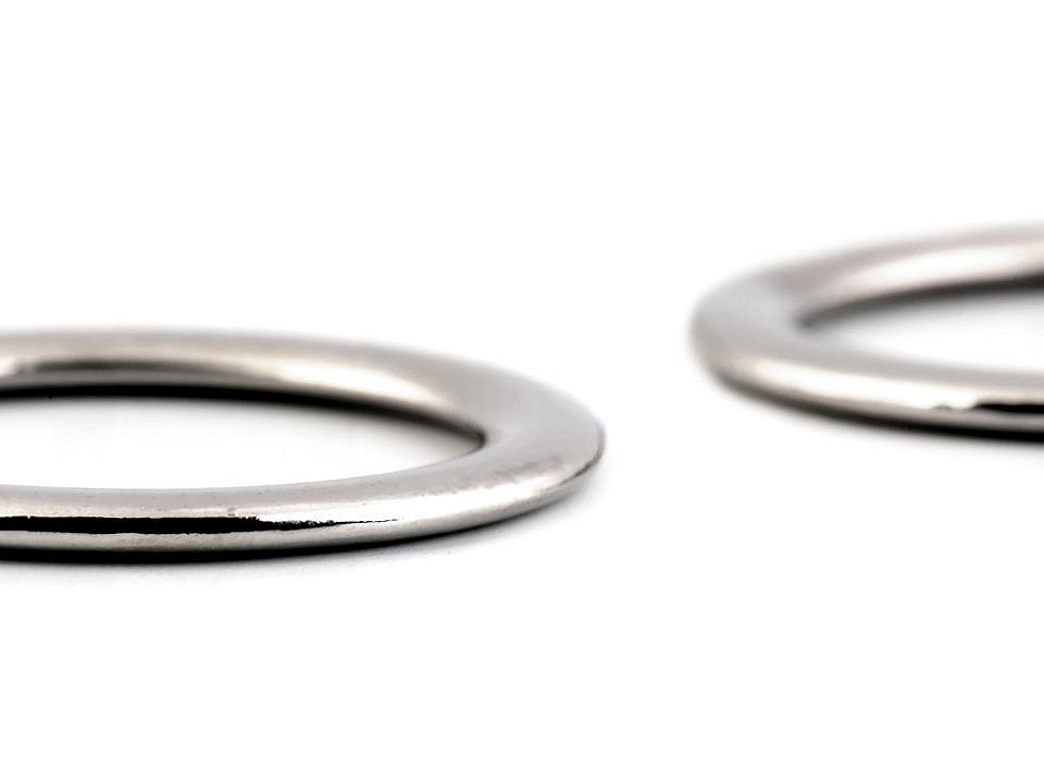 Inele Metalice Plate, diametru 28 mm (10 buc/pachet) Cod: 750956 - 4