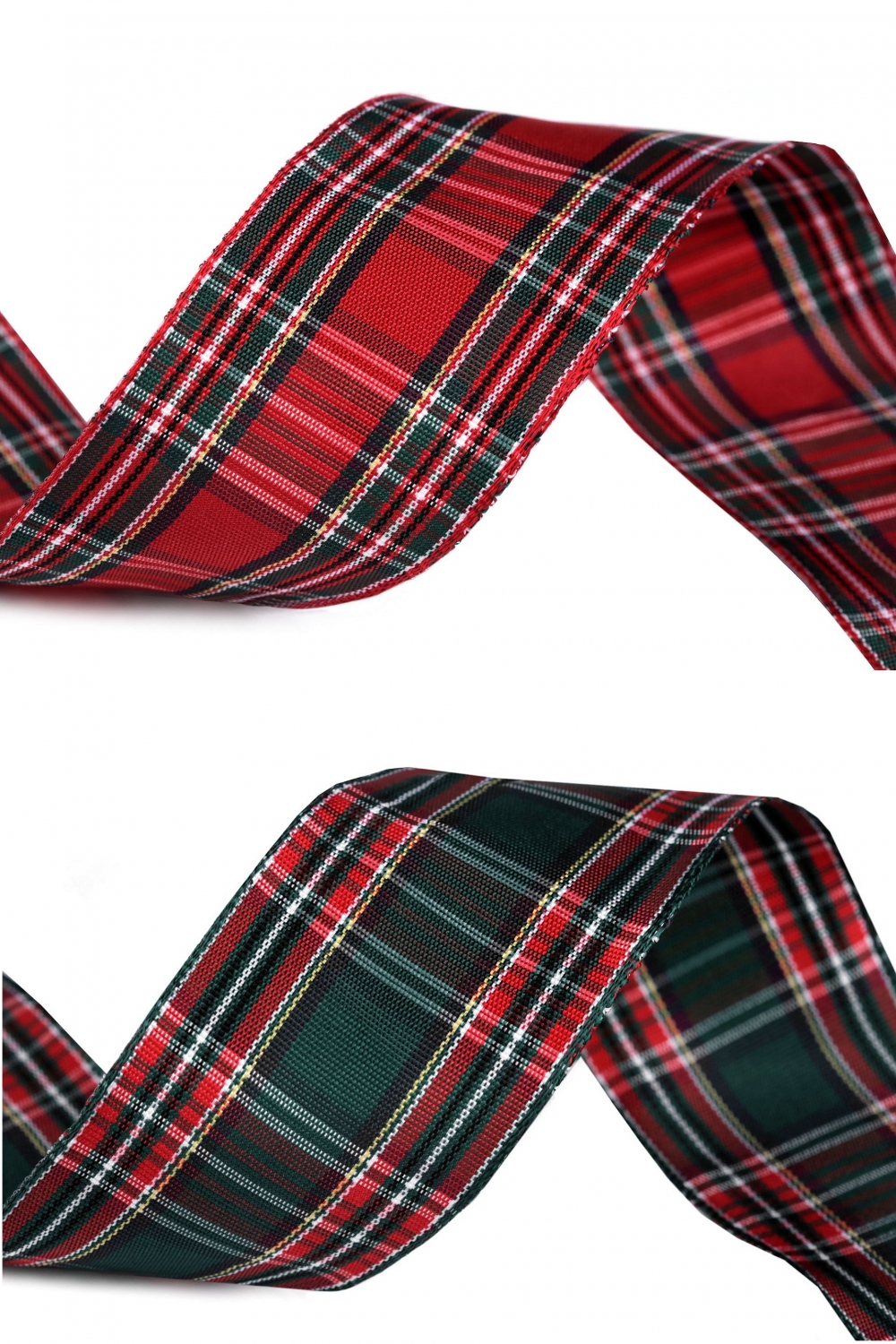 Christmas Ribbon with Wire, width 40 mm (45 m/roll) Code: 430752