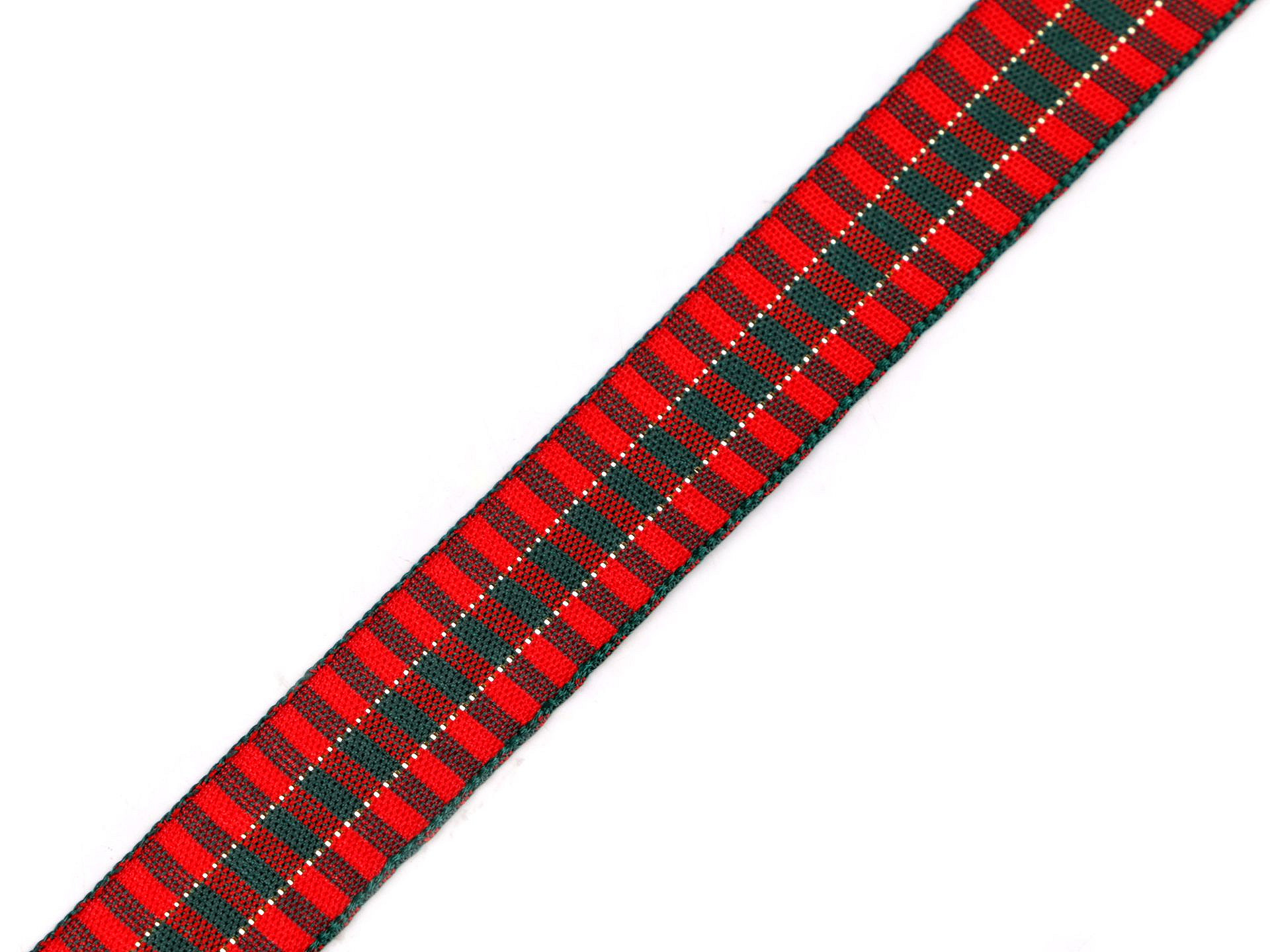 Christmas Ribbon with Lurex, width 15 mm (45 m/roll) Code: 430788 - 2