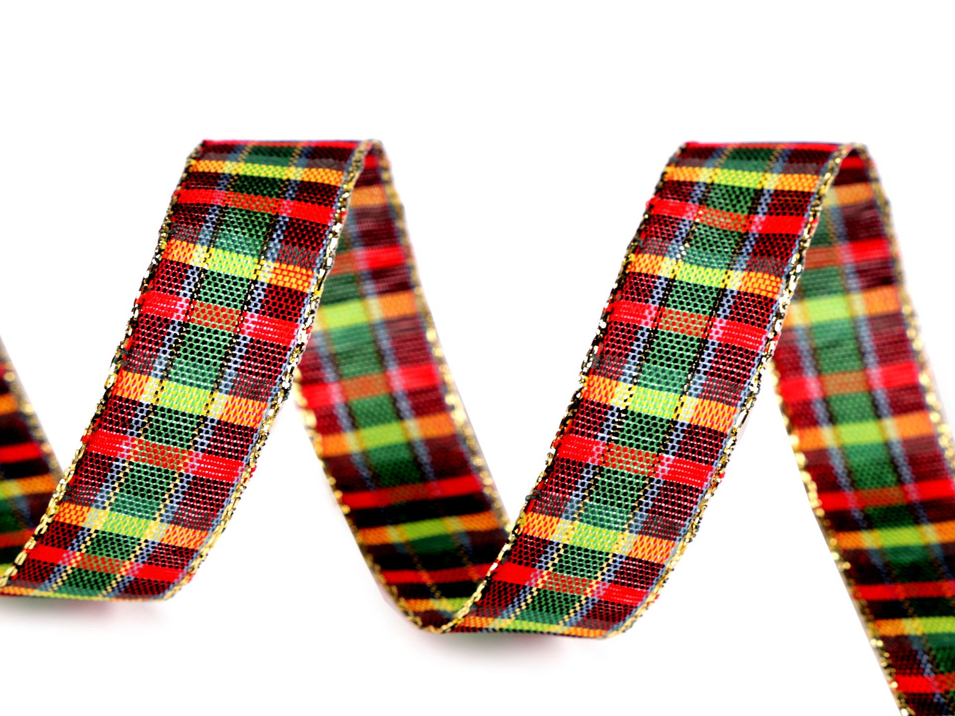 Christmas Ribbon with Lurex, width 15 mm (45 m/roll) Code: 430788 - 4