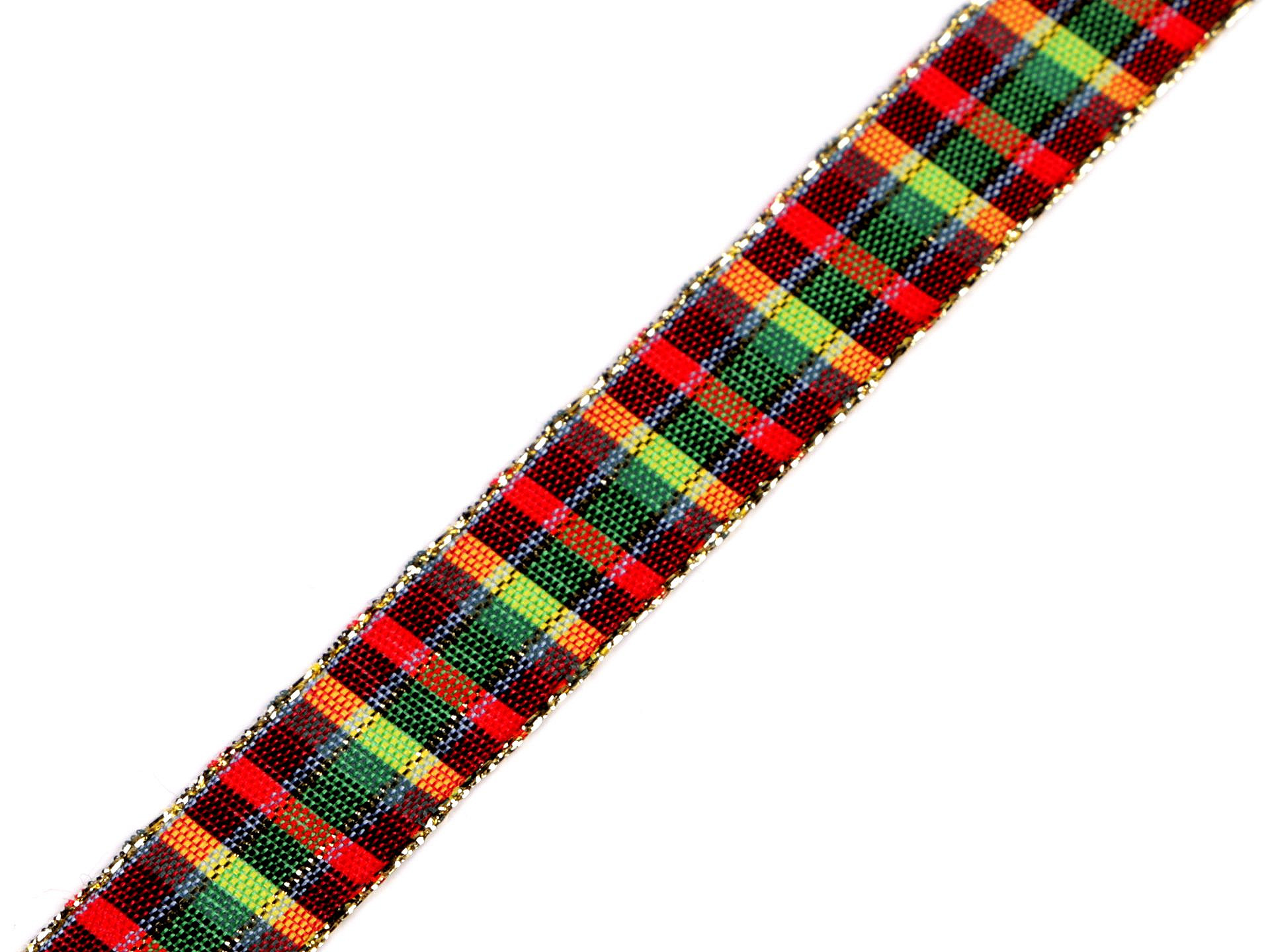 Christmas Ribbon with Lurex, width 15 mm (45 m/roll) Code: 430788 - 3