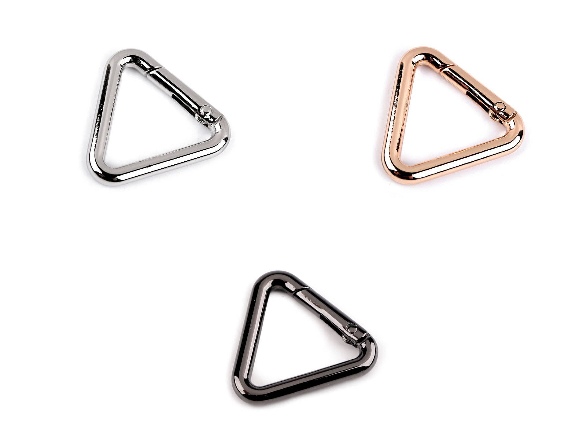 Carabina Triunghi Metalica, 25 mm (10 bucati/pachet) 