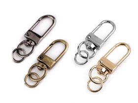 Carabine metalice si plastic - Carabine Rotative Metalice cu Inel, 9 mm (5 bucati/pachet) 