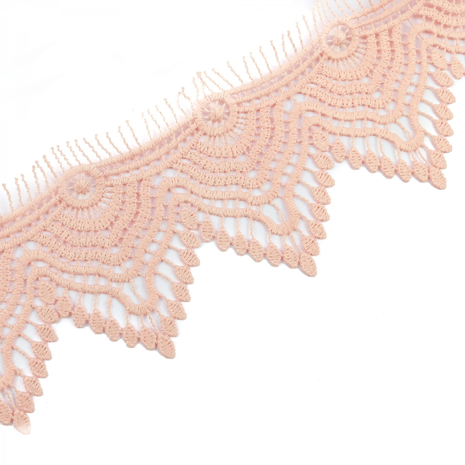 Dantela Brodata, latime 7.5 cm (13.72 metri/rola) Cod: XF6822 - 5