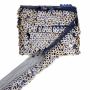 Pasmanterie cu Paiete pe Tul, Bleumarin (12.90 metri/rola)Cod: ARN1187 - 1