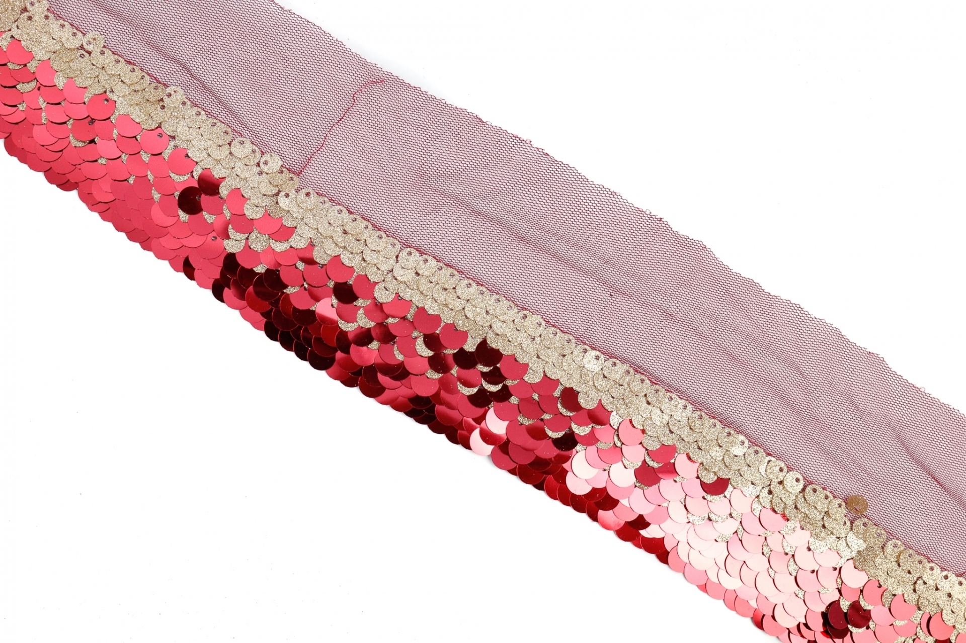 Trim/Border with Seaquins, Bordeaux (16,5 meters/roll)Code: ARN1182 - 2