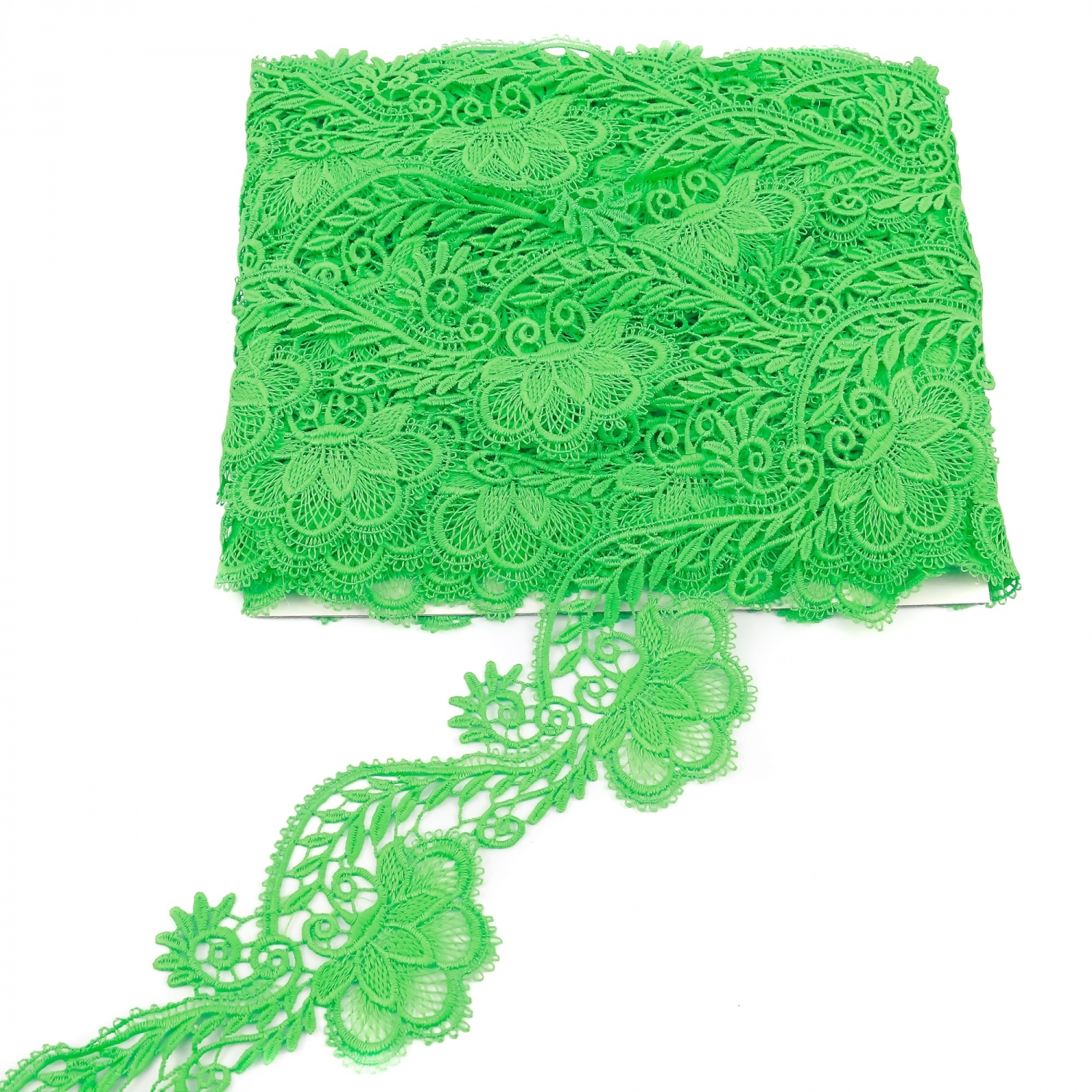Border Lace Embroidered, width 8 cm (13,72 meters/roll)Code: HX078 - 10