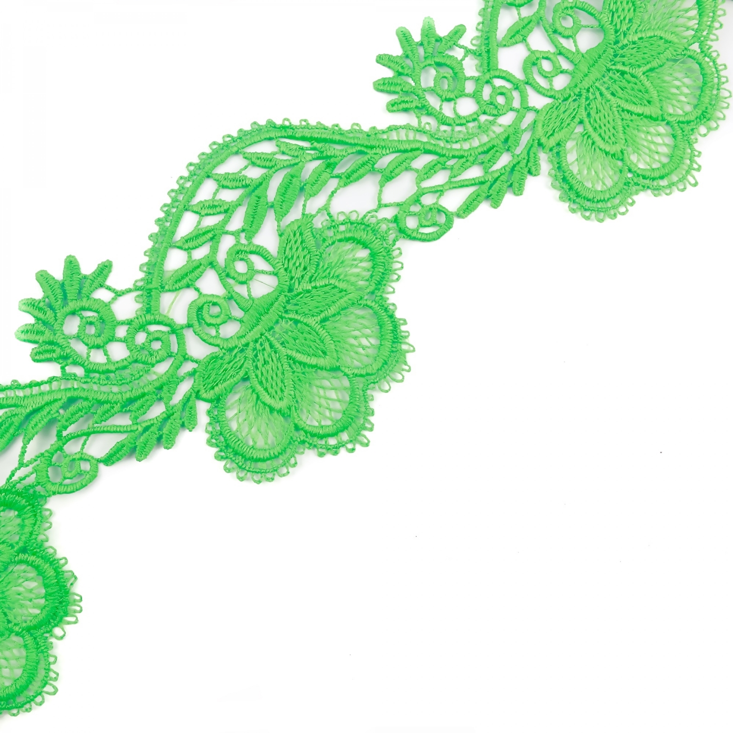 Border Lace Embroidered, width 8 cm (13,72 meters/roll)Code: HX078 - 11