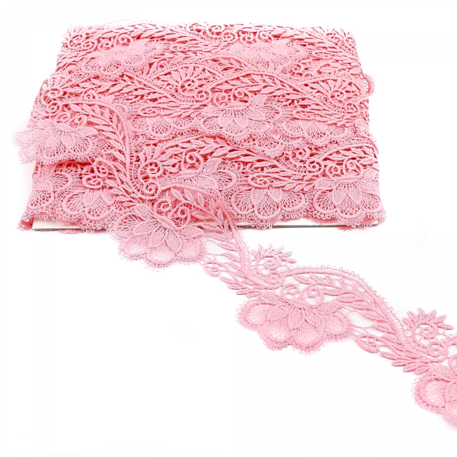 Border Lace Embroidered, width 8 cm (13,72 meters/roll)Code: HX078 - 2