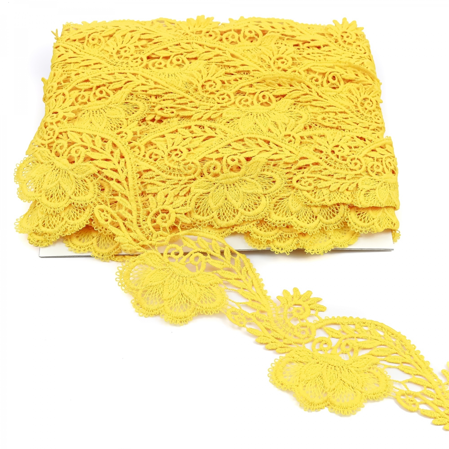 Border Lace Embroidered, width 8 cm (13,72 meters/roll)Code: HX078 - 4