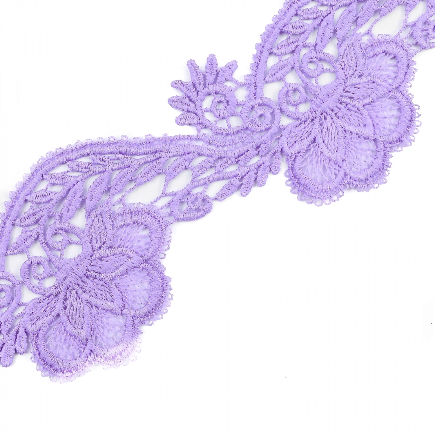 Border Lace Embroidered, width 8 cm (13,72 meters/roll)Code: HX078 - 7
