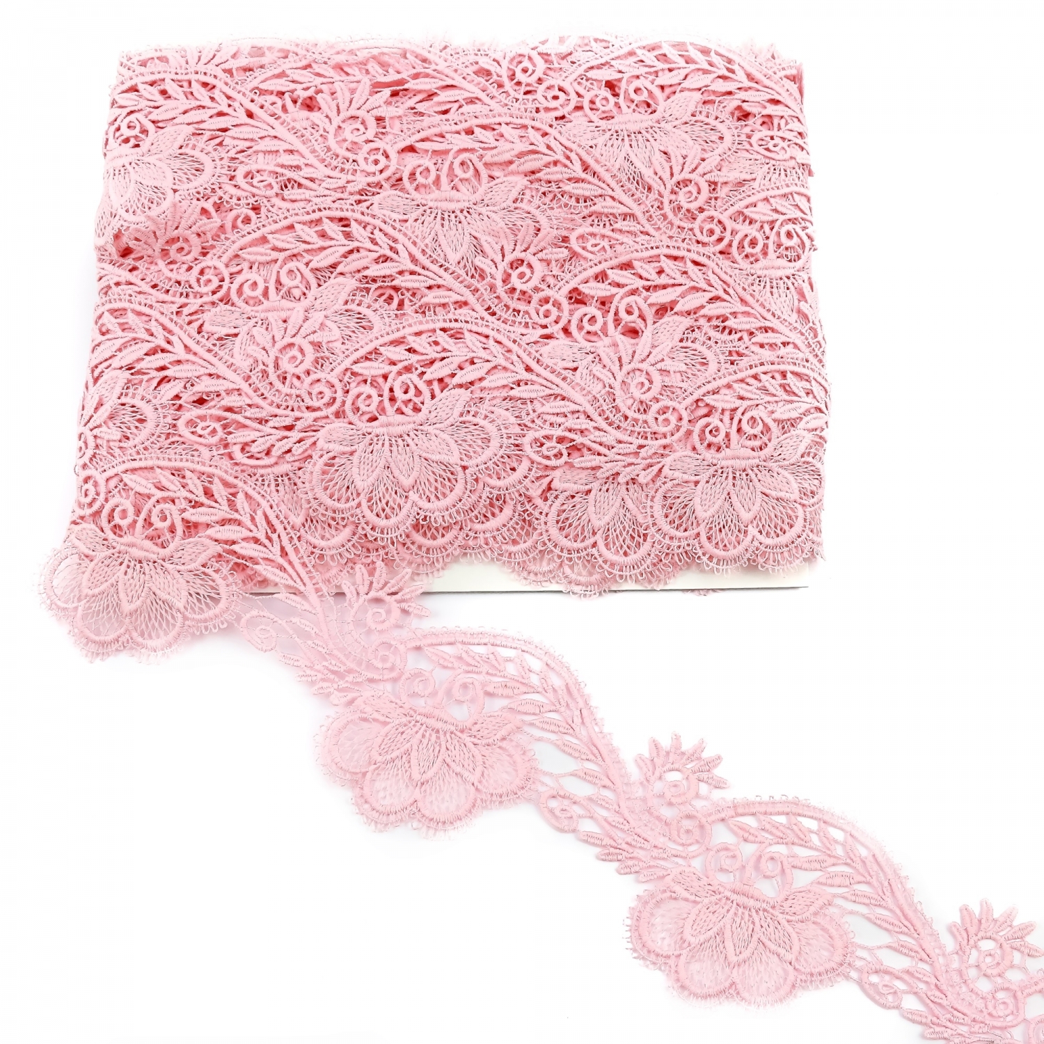 Border Lace Embroidered, width 8 cm (13,72 meters/roll)Code: HX078 - 8