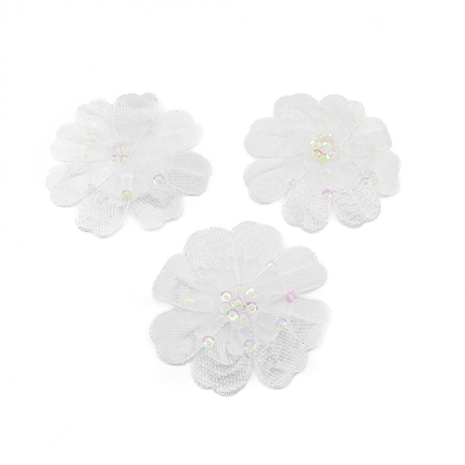 Aplicatie Textila 3D, diametru 9.5 cm (10 buc/pachet) Cod: F10798