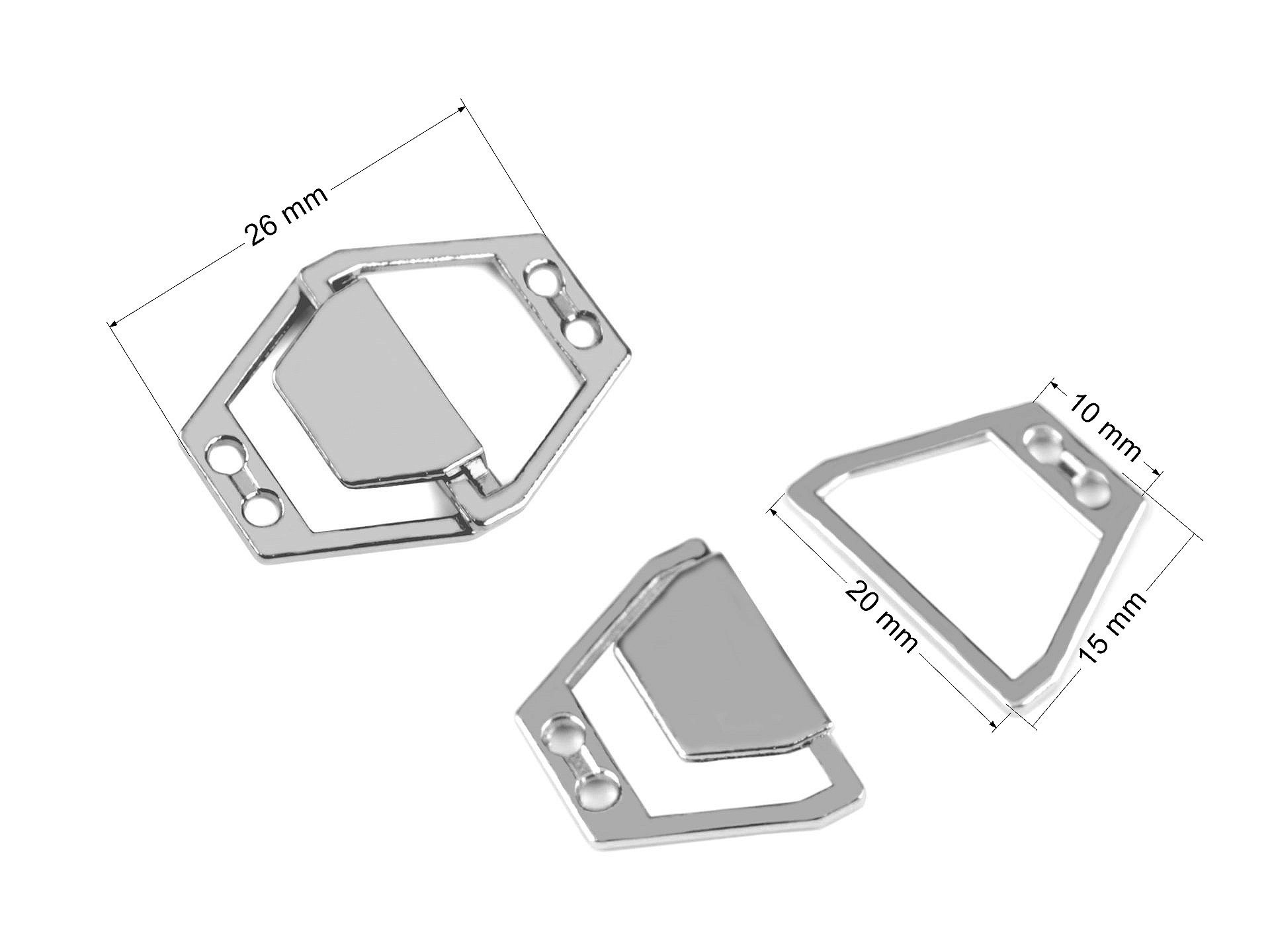 Catarame / Inchizatori Decorative (10 perechi/punga)Cod: 930536 - 4