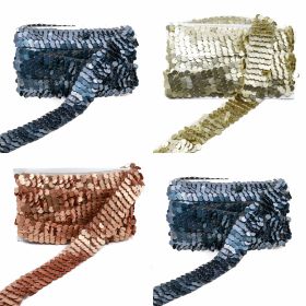 REDUCERI  % - Pasmanterie cu Paiete si Margele (9.14 m/rola)Cod: DANTELA 400SA