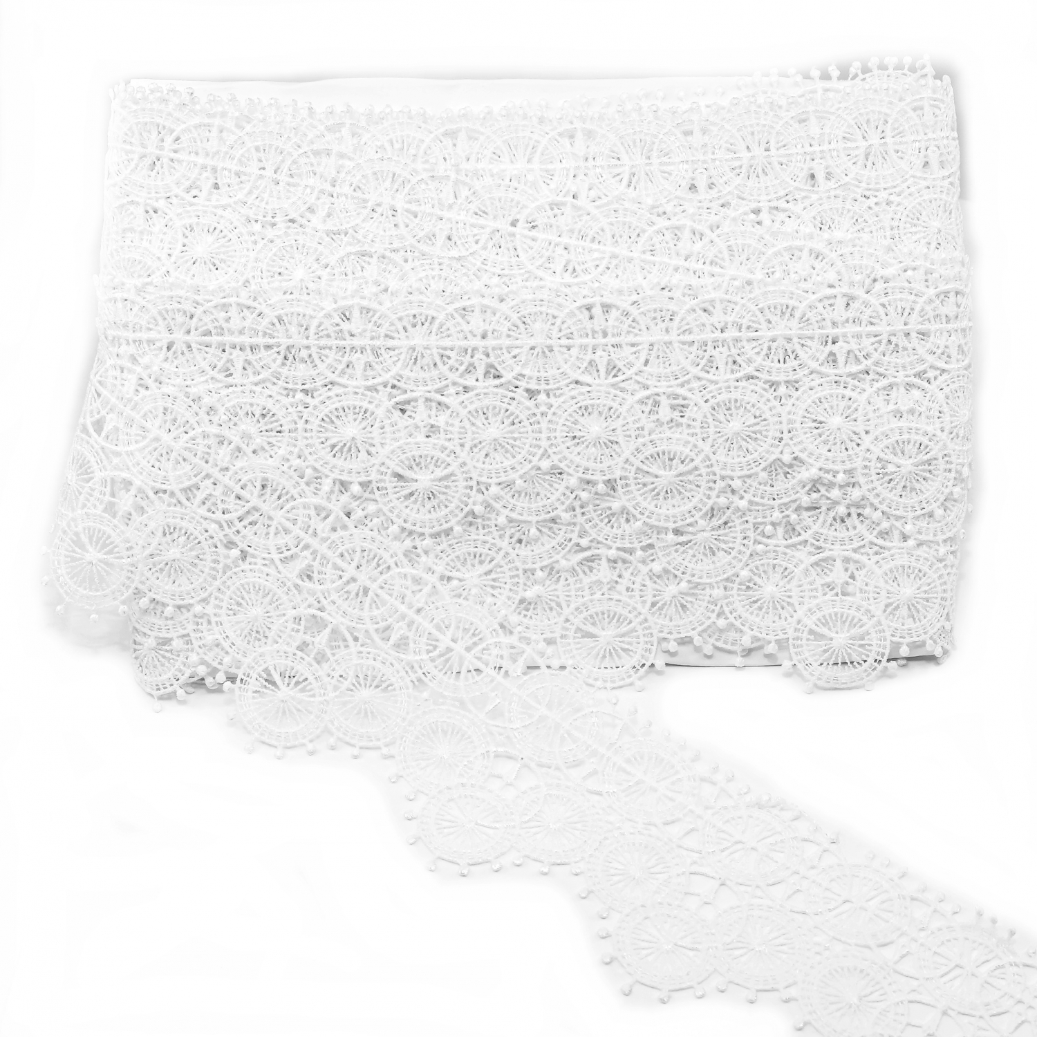 Dantela Brodata, Alba (10 m/rola)