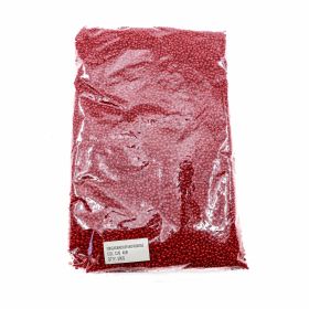 Decorare - Margele Sticla, Rosu Mat #45B (500 gr/punga)