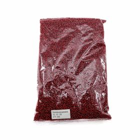 Decorare - Margele Sticla, Rosu Lucios #25B (500 gr/punga)