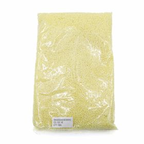 Decorare - Margele Sticla, Galben Deschis #142 (500 gr/punga)