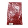 Margele Tubulare din Sticla, Rosu  #25 (500 gr/punga) - 1