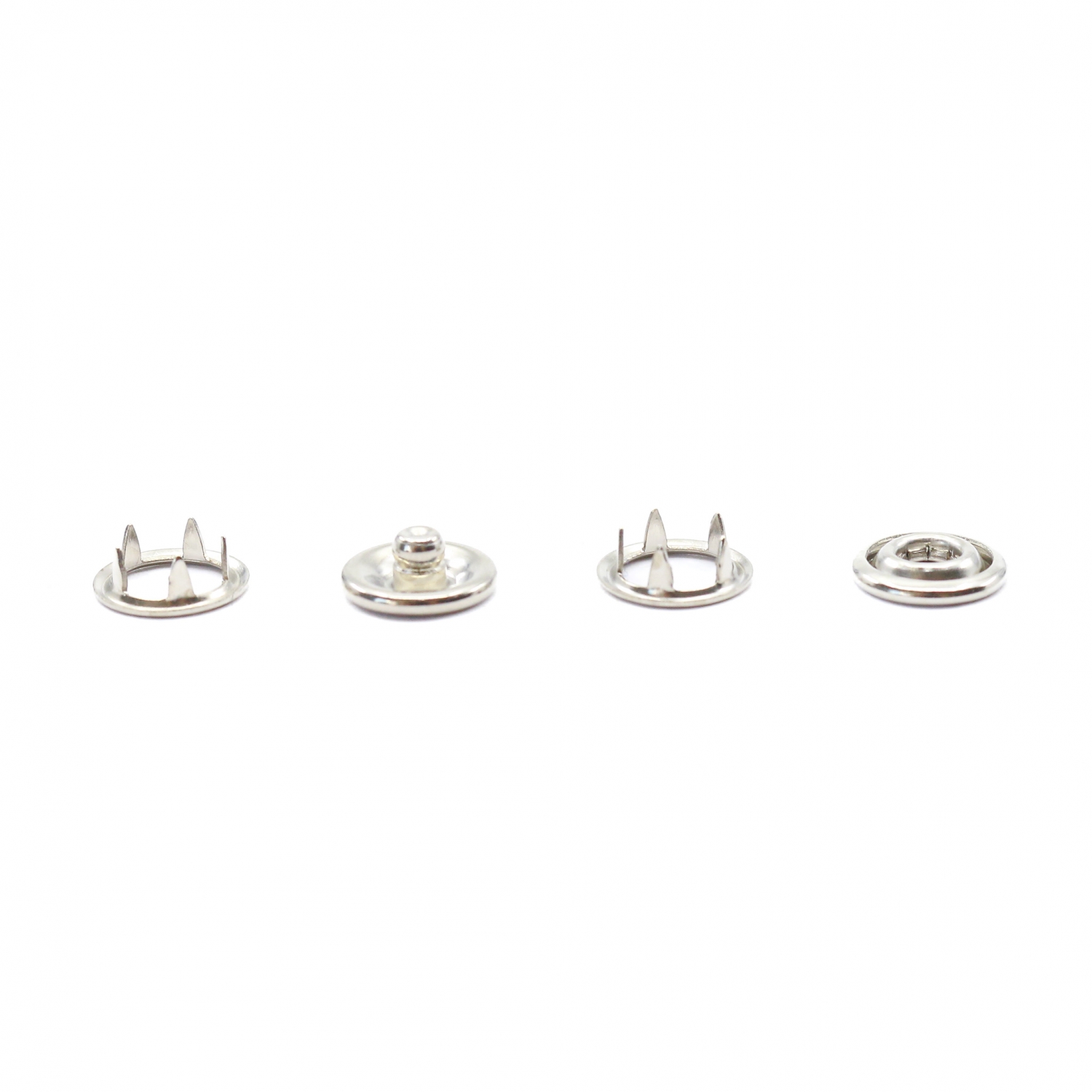 Capse din Metal, 9.5 mm, Nickel (250 seturi/pachet) - 3