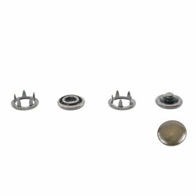 REDUCERI  % - Capse din Metal, 9.5 mm, Antique Brass (250 seturi/pachet)