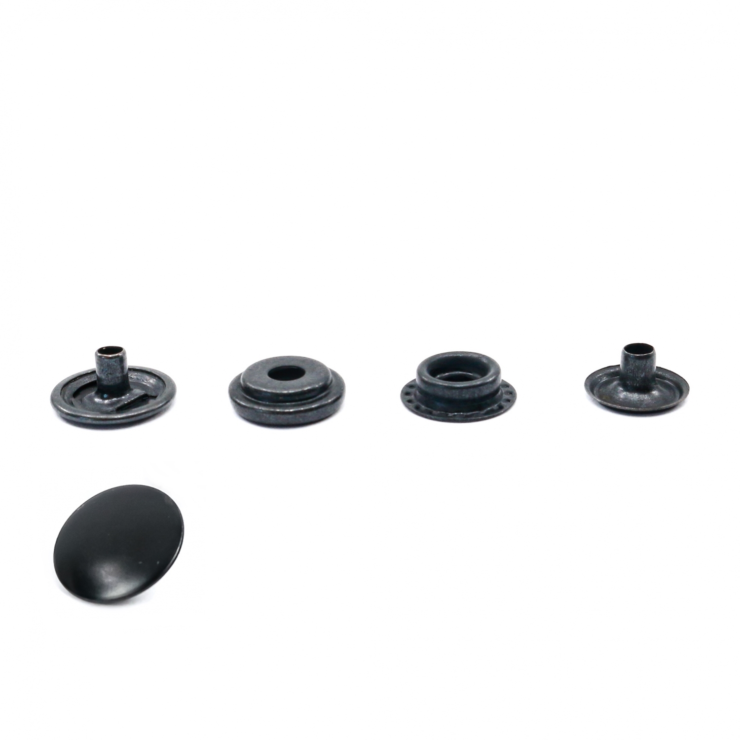 Capse din Metal, 15 mm (250 seturi/pachet)Cod: EM61-15MM