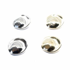 Croitorie - Nasturi Metalizati, cu Picior, din Plastic, 25 mm (50 bucati/pachet)Cod: 517/40