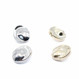Croitorie - Nasturi Metalizati, cu Picior, din Plastic, 22 mm (100 bucati/pachet)Cod: 517/36