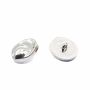 Nasturi Metalizati, cu Picior, din Plastic, 22 mm (100 bucati/pachet)Cod: P517/36 - 3