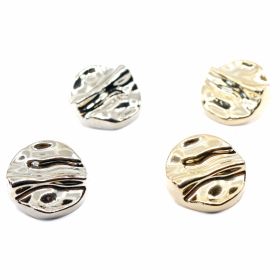 Croitorie - Nasturi Metalizati, cu Picior, din Plastic, 25 mm (50 bucati/pachet)Cod: 513/40