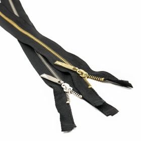 Croitorie - Fermoare Detasabile Metalice, spira 3mm, lungime 60 cm (50 buc/pachet) 