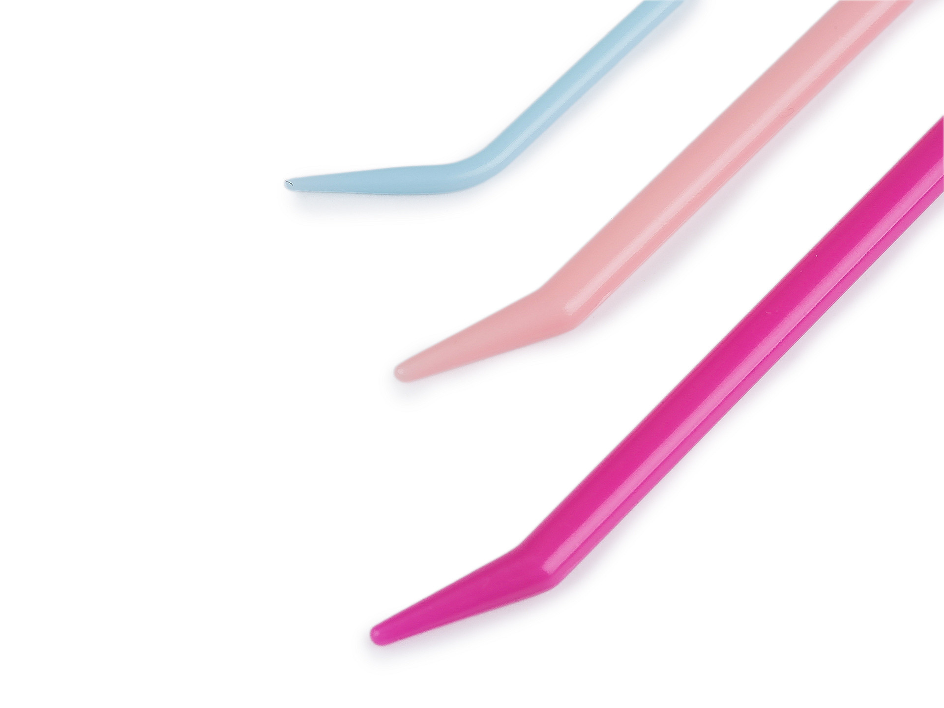 Ace din Plastic cu Varful Curbat (3 bucati/pachet) Cod: 020997 - 2
