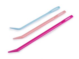 Croitorie - Ace din Plastic cu Varful Curbat (3 bucati/pachet) Cod: 020997