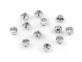 Decorare - Strasuri de Cusut in Montura Metalica, 4.3 mm (100 buc/punga) Cod: 200284