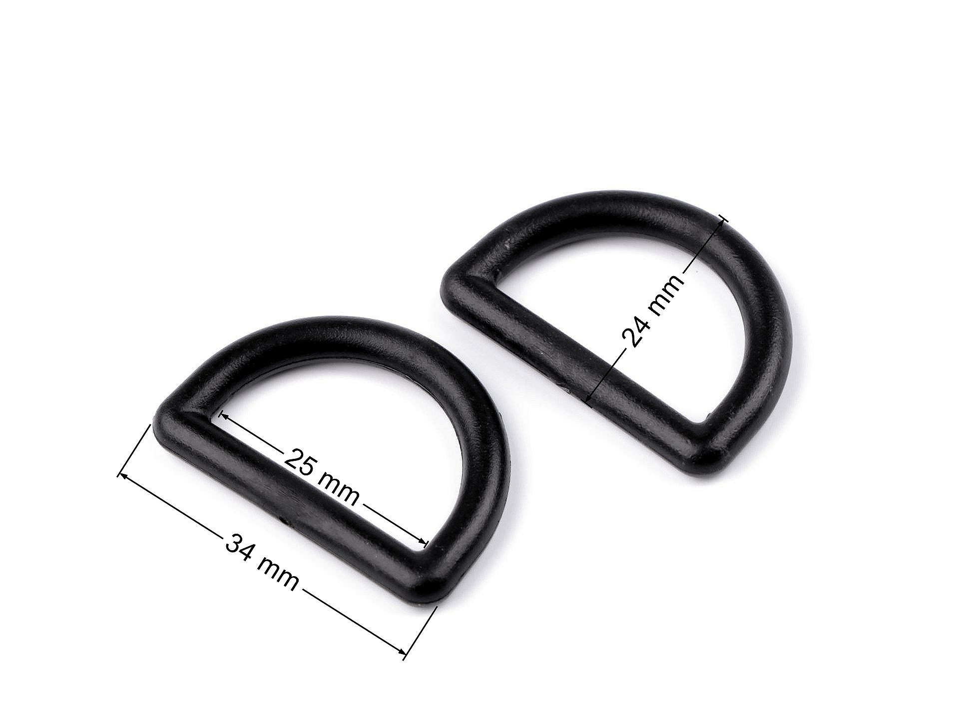 D-style Plastic Buckles, 25mm (10 pcs/pack)Code: 890554 - 2