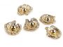 Nasturi Metalici, cu Picior, 43 mm (3 buc/pachet) Cod:120857 - 3