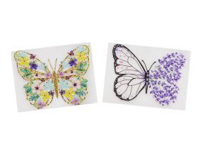Decorare - Embleme Termoadezive, Fluture (10 bucati/pachet) Cod: 400382