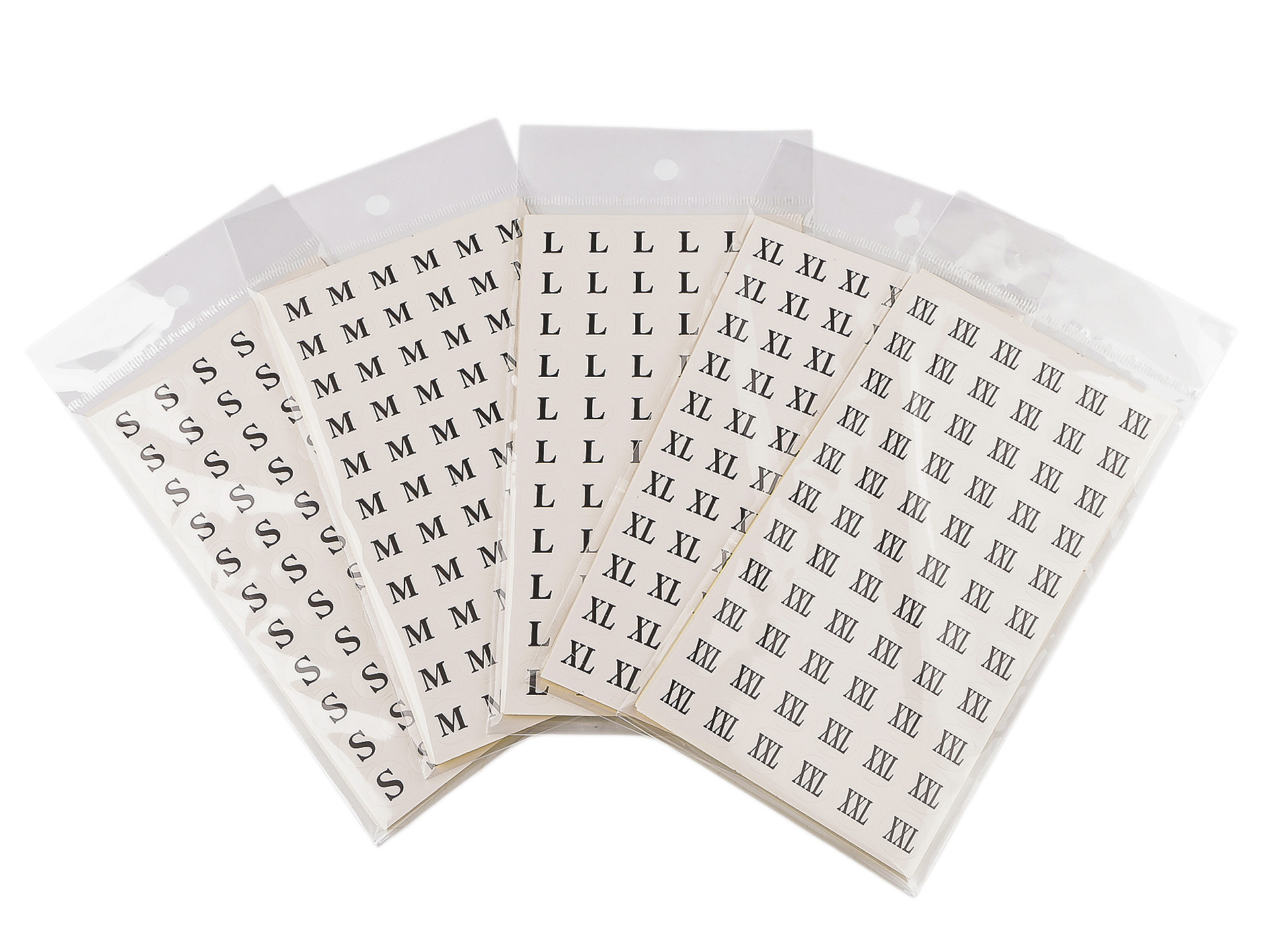Adhesive Size Labels -(10 sheets/pack)