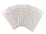 Adhesive Size Labels -(10 sheets/pack) - 1