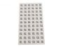 Adhesive Size Labels -(10 sheets/pack) - 6