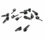 Cursori Metalici pentru Fermoare, spira 7 mm (500 bucati/pachet) - 1