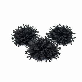 Aplicatii si decoratiuni pentru haine - Brosa Floare, diametru 100 mm (4 bucati/pachet)