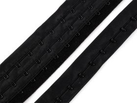 prod_nume - Hook and Eye Tape, White, Black (15 meters/roll)